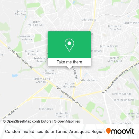 Mapa Condominio Edificio Solar Torino