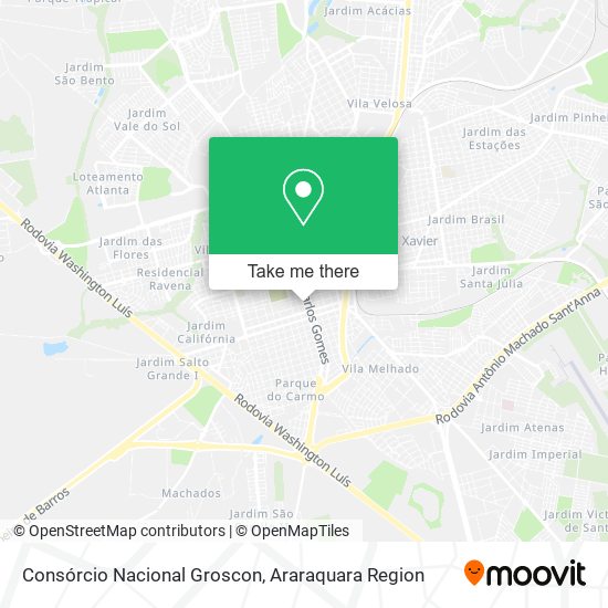 Consórcio Nacional Groscon map