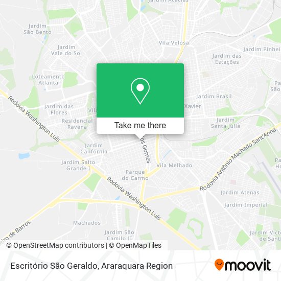 Escritório São Geraldo map