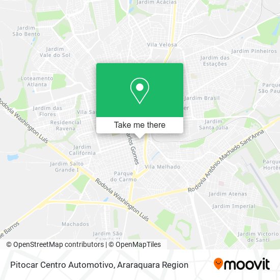 Pitocar Centro Automotivo map