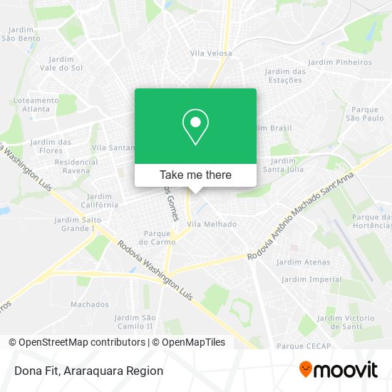 Dona Fit map
