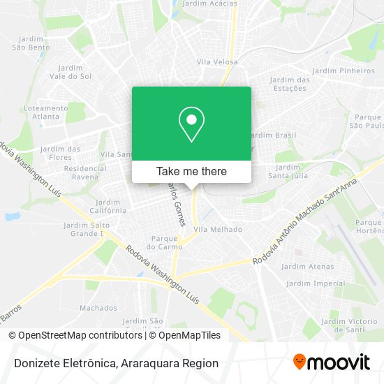 Donizete Eletrônica map