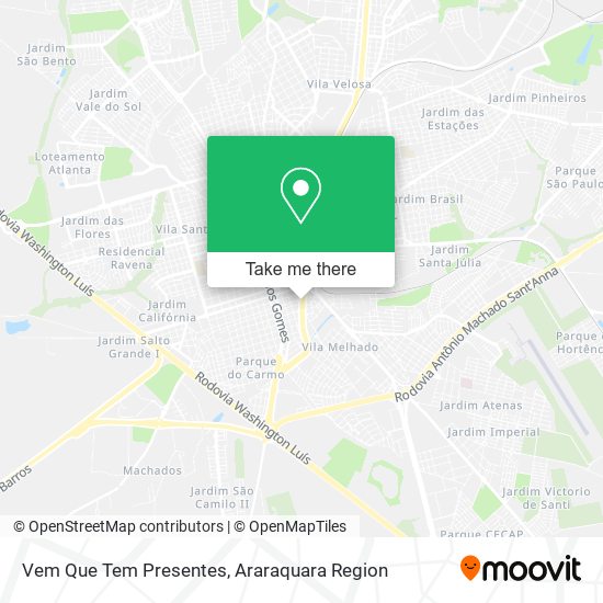 Vem Que Tem Presentes map