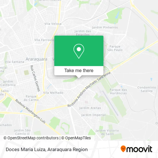 Doces Maria Luiza map