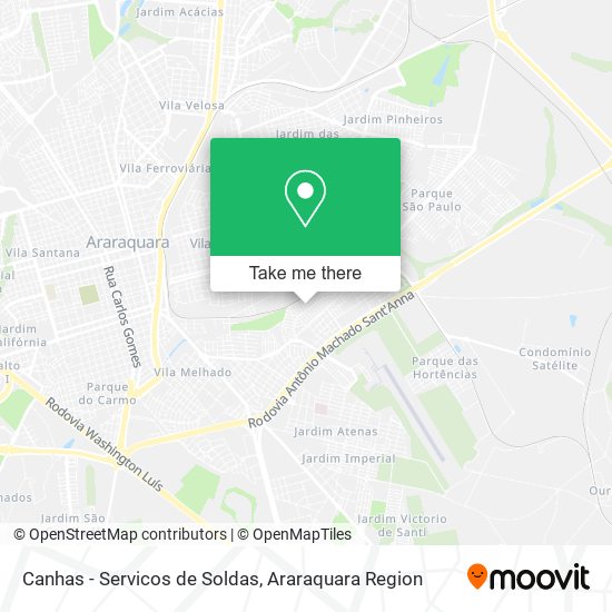Canhas - Servicos de Soldas map