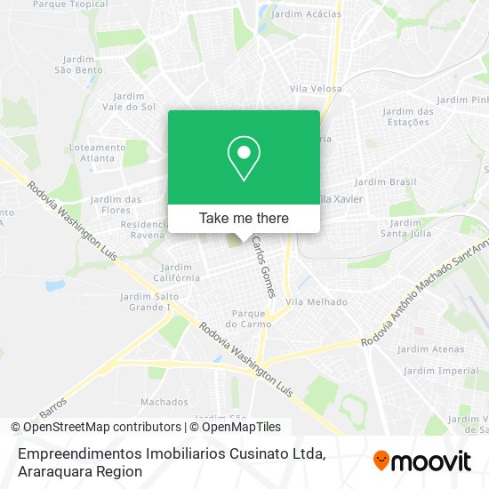 Empreendimentos Imobiliarios Cusinato Ltda map