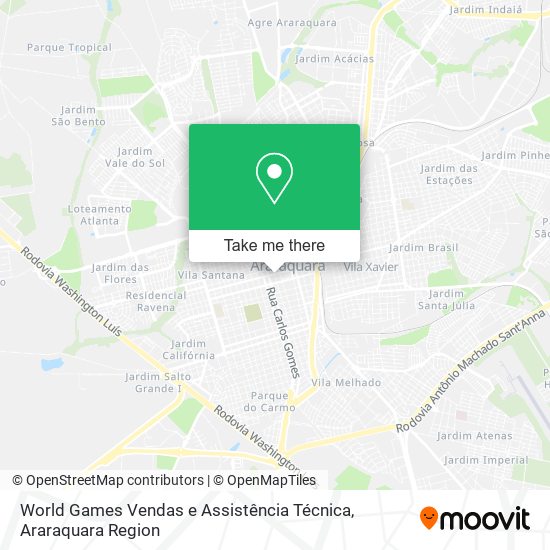 World Games Vendas e Assistência Técnica map