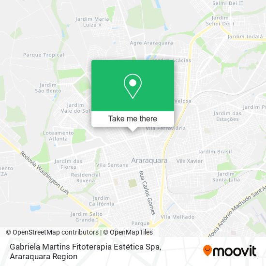 Gabriela Martins Fitoterapia Estética Spa map