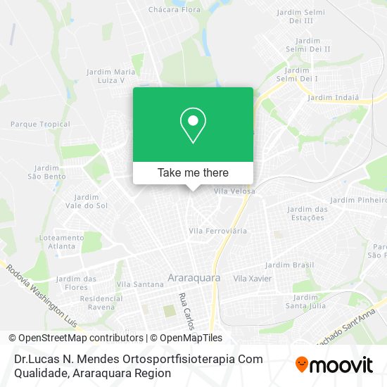 Mapa Dr.Lucas N. Mendes Ortosportfisioterapia Com Qualidade