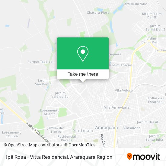 Ipê Rosa - Vitta Residencial map