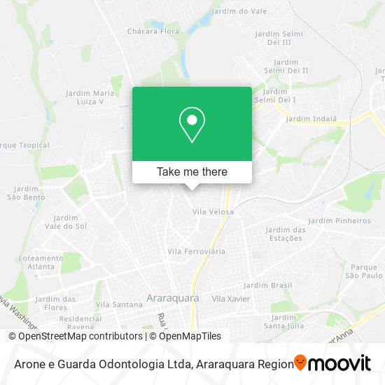 Arone e Guarda Odontologia Ltda map