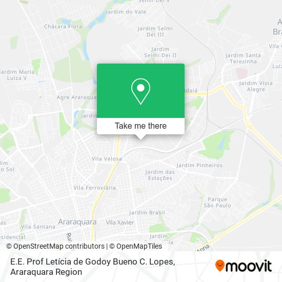 E.E. Prof Letícia de Godoy Bueno C. Lopes map