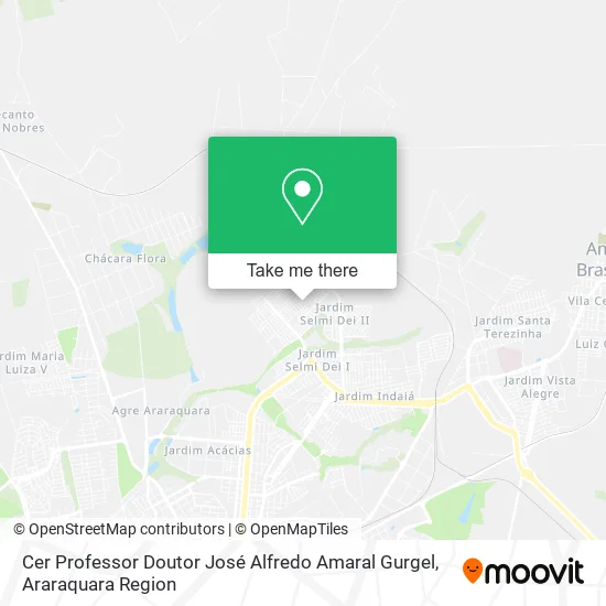 Cer Professor Doutor José Alfredo Amaral Gurgel map