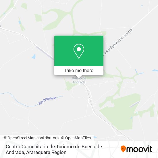 Centro Comunitário de Turismo de Bueno de Andrada map