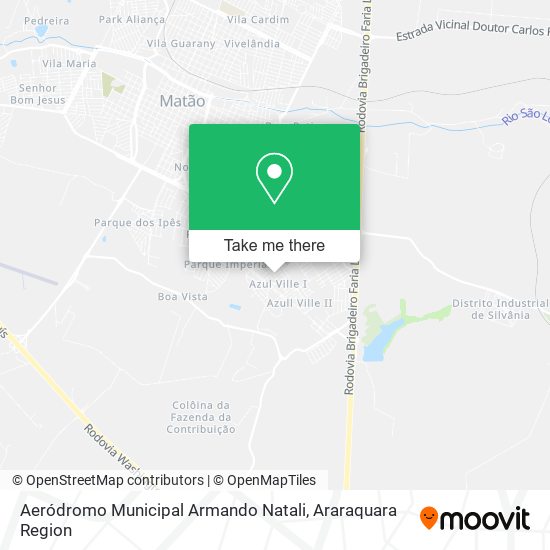 Aeródromo Municipal Armando Natali map