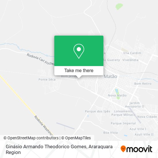 Ginásio Armando Theodorico Gomes map