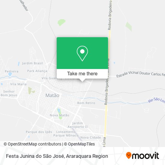 Mapa Festa Junina do São José