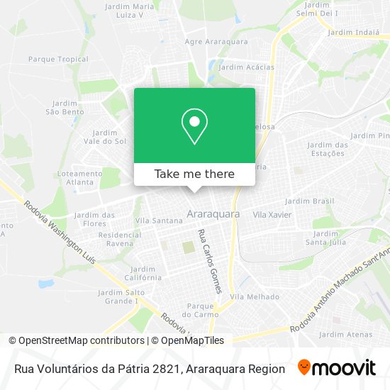 Rua Voluntários da Pátria 2821 map
