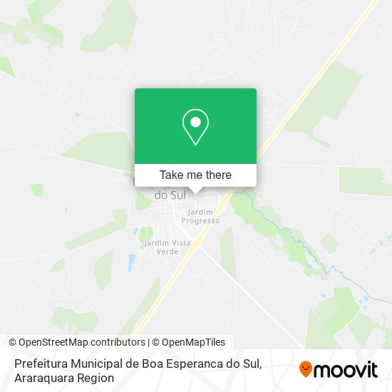 Prefeitura Municipal de Boa Esperanca do Sul map