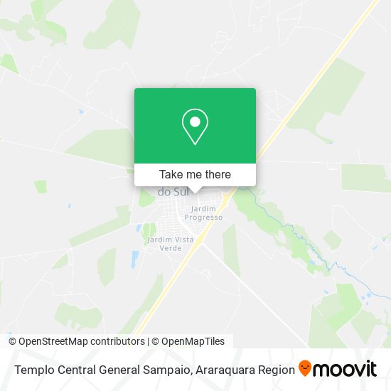 Templo Central General Sampaio map