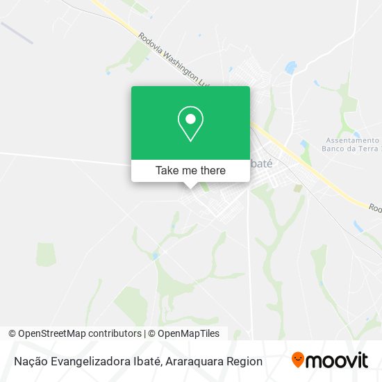 Nação Evangelizadora Ibaté map