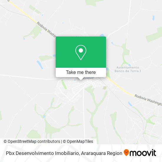 Pbx Desenvolvimento Imobiliario map