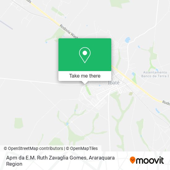 Apm da E.M. Ruth Zavaglia Gomes map