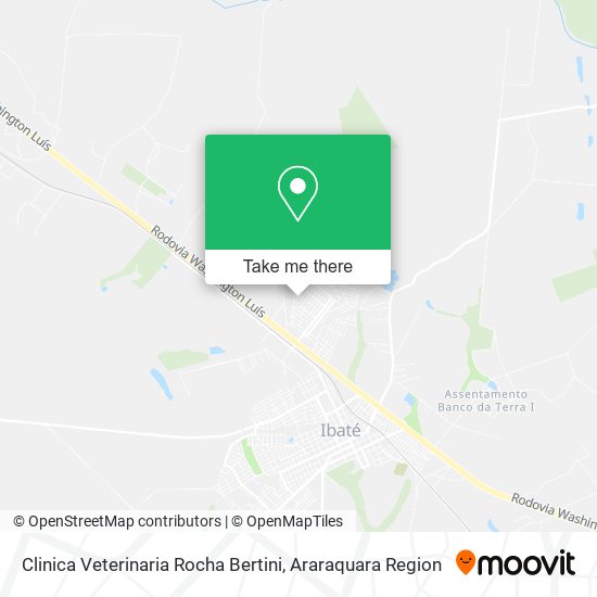 Mapa Clinica Veterinaria Rocha Bertini