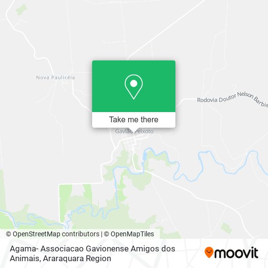 Agama- Associacao Gavionense Amigos dos Animais map