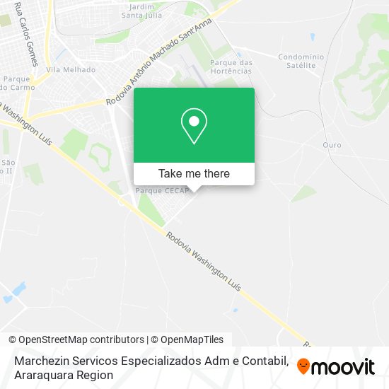 Mapa Marchezin Servicos Especializados Adm e Contabil