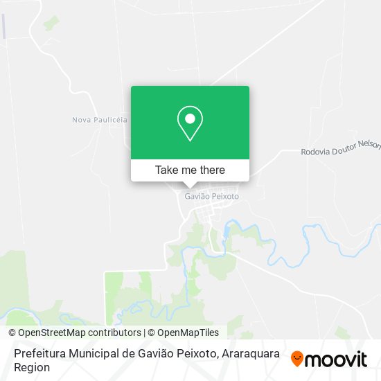 Prefeitura Municipal de Gavião Peixoto map