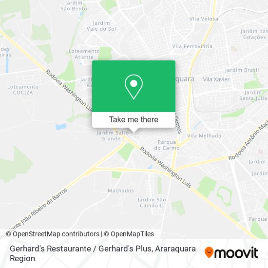 Mapa Gerhard's Restaurante / Gerhard's Plus