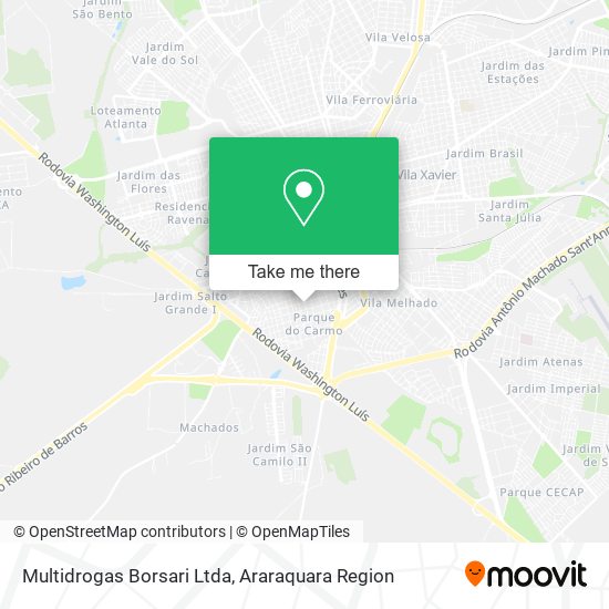 Mapa Multidrogas Borsari Ltda