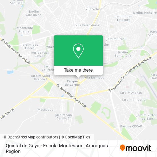 Quintal de Gaya - Escola Montessori map