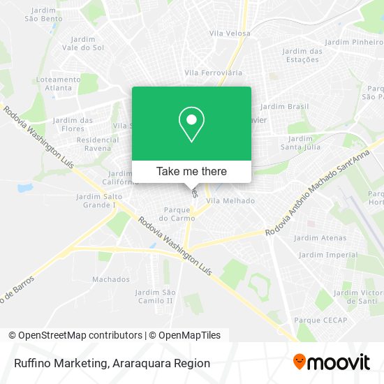 Ruffino Marketing map