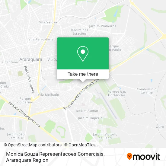 Monica Souza Representacoes Comerciais map