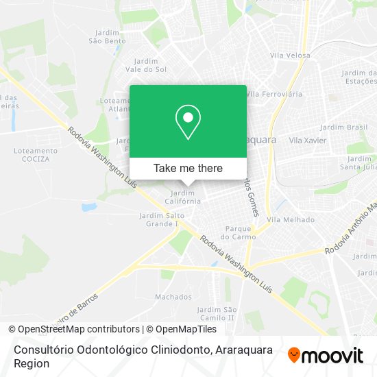 Mapa Consultório Odontológico Cliniodonto