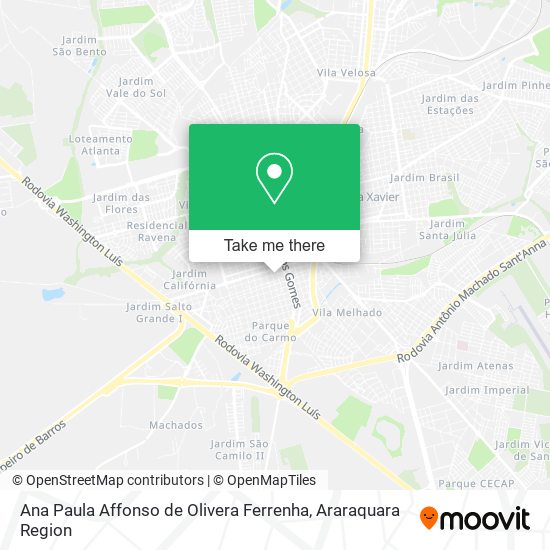 Mapa Ana Paula Affonso de Olivera Ferrenha