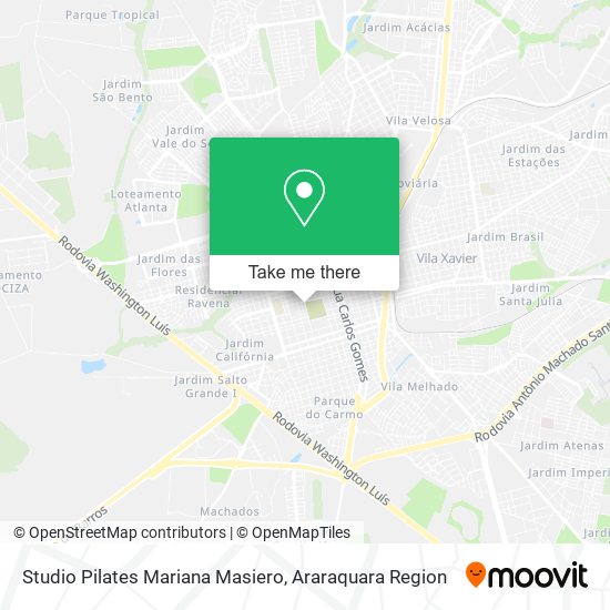 Studio Pilates Mariana Masiero map