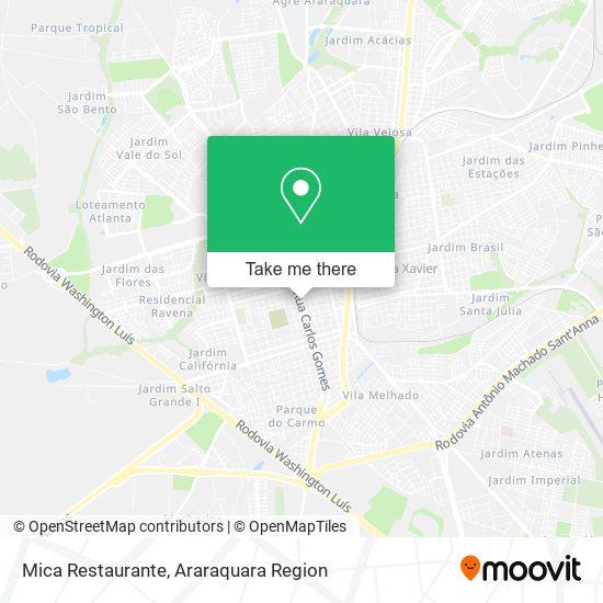 Mica Restaurante map