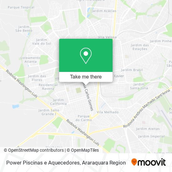 Power Piscinas e Aquecedores map