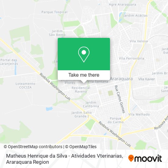 Matheus Henrique da Silva - Atividades Vterinarias map
