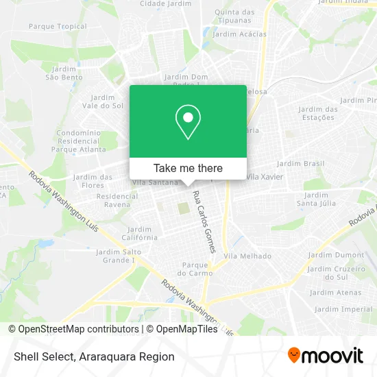 Shell Select map