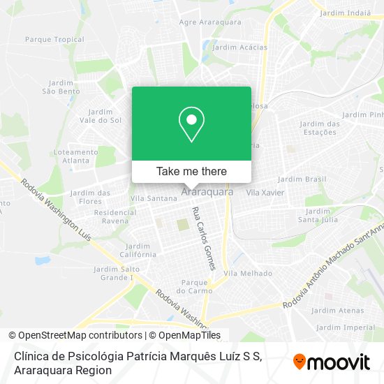 Clínica de Psicológia Patrícia Marquês Luíz S S map