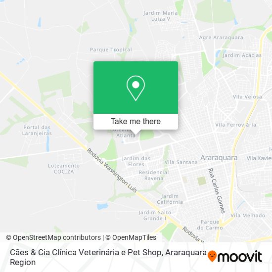 Cães & Cia Clínica Veterinária e Pet Shop map