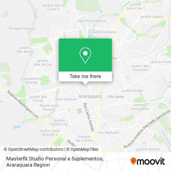Masterfit Studio Personal e Suplementos map