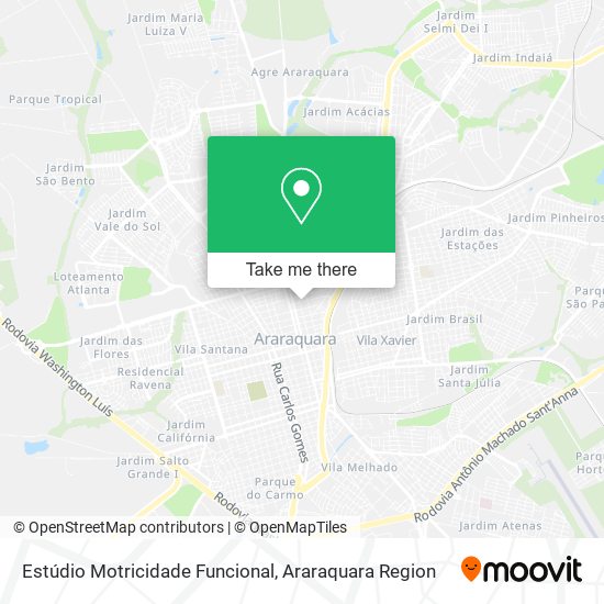 Estúdio Motricidade Funcional map