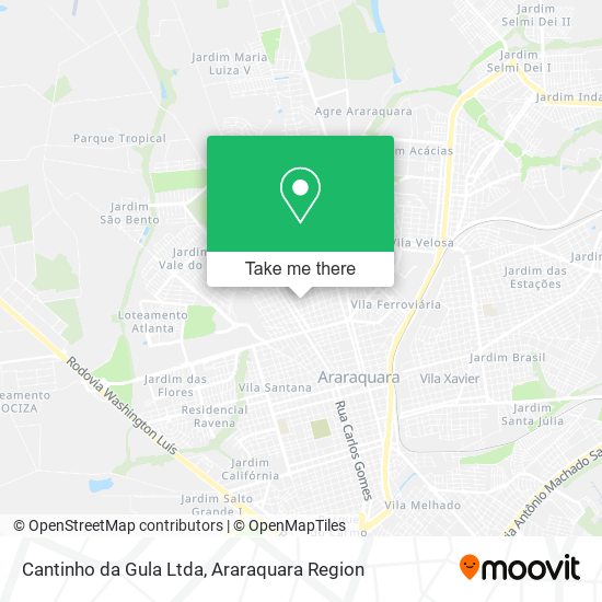 Cantinho da Gula Ltda map