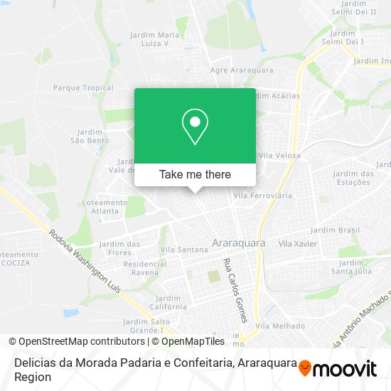 Delicias da Morada Padaria e Confeitaria map