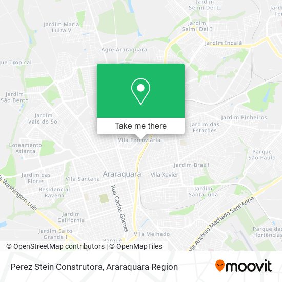 Perez Stein Construtora map